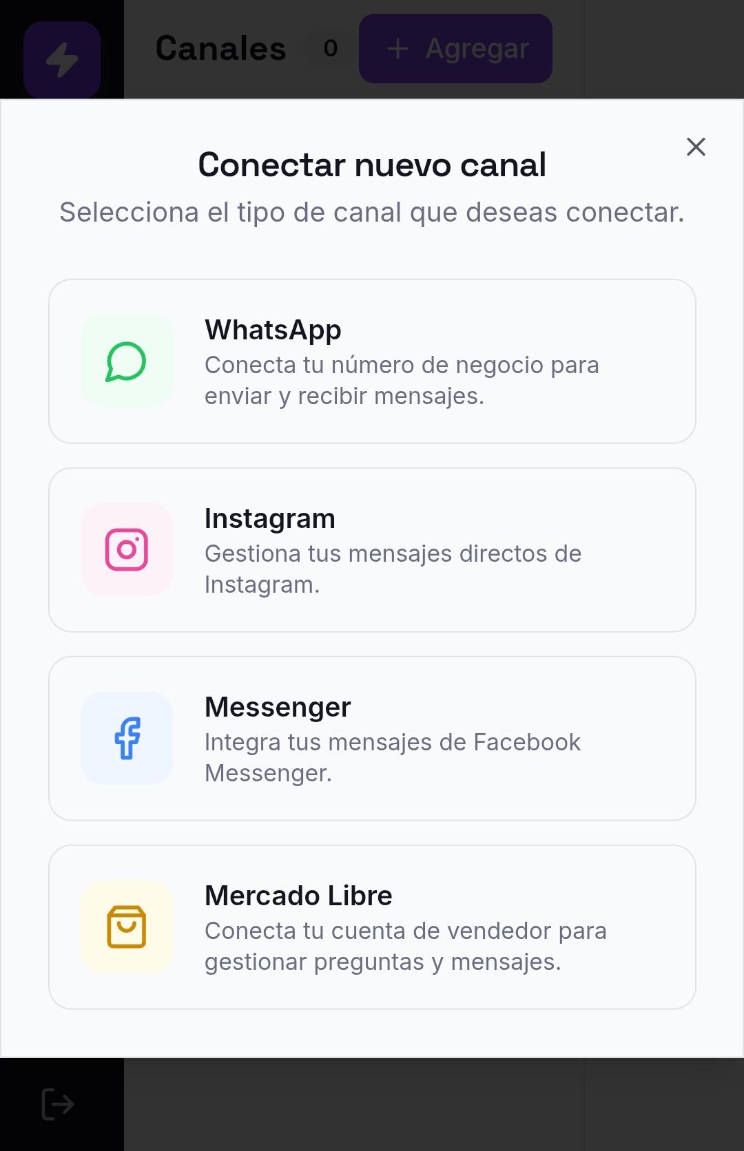 BlitzAI Canales